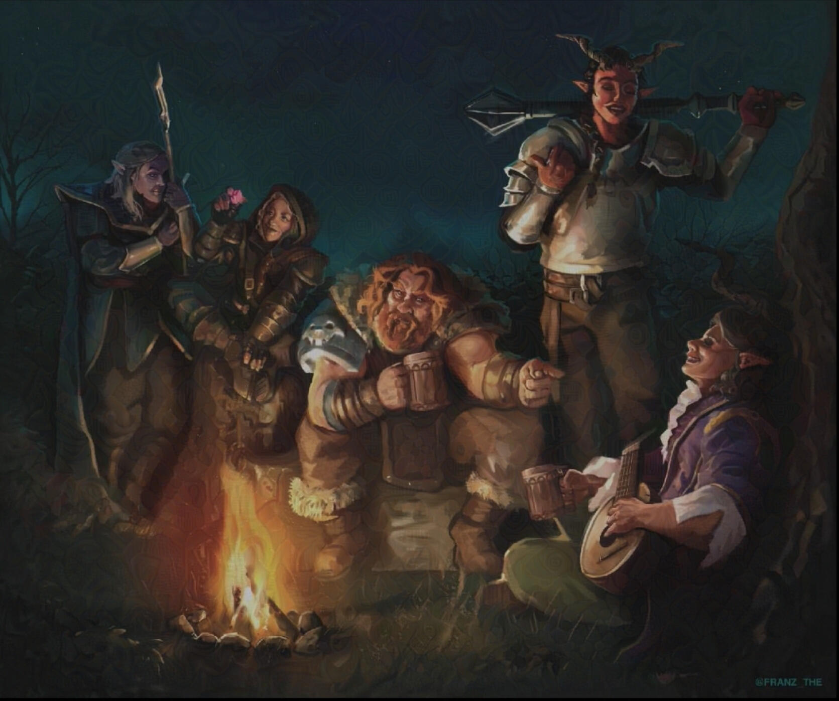 Dnd party + Background